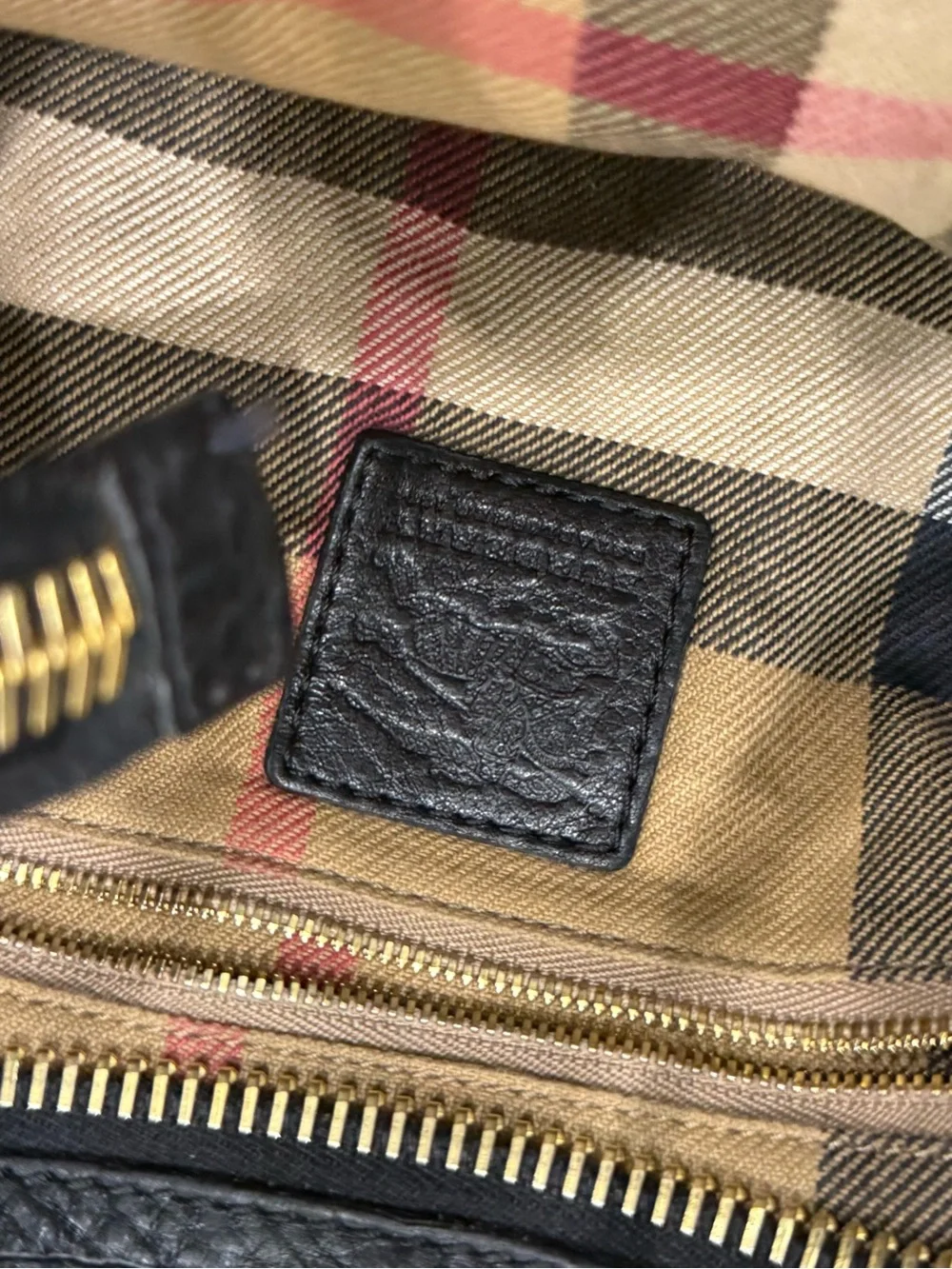 Burberry Black Hobo Bag